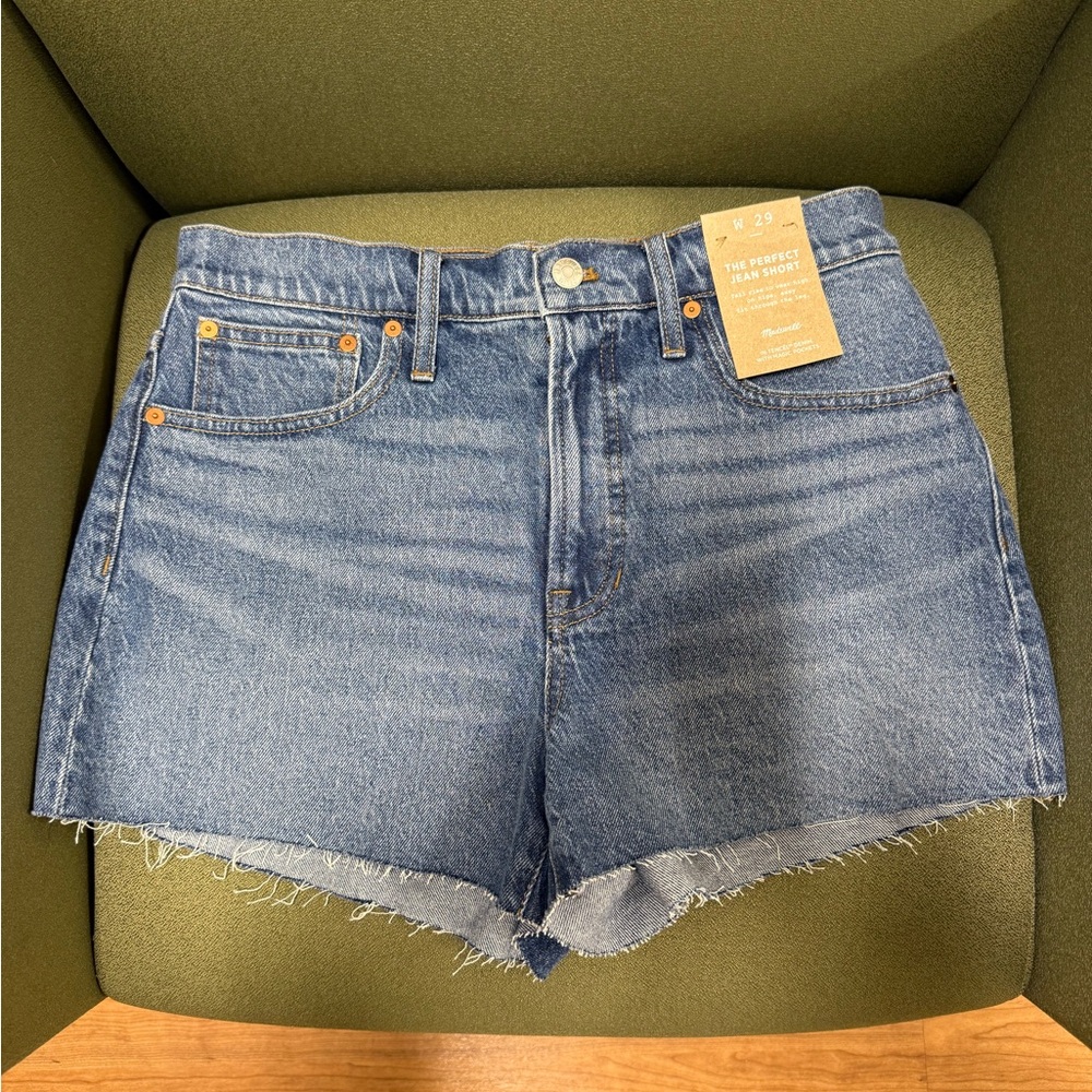 Madewell The Perfect Vintage Jean Short Size 29 NWT - Picture 5 of 9